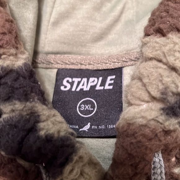 New mens 3XL STAPLE PIGEON heavyweight fleece hoodie. - Picture 2 of 6